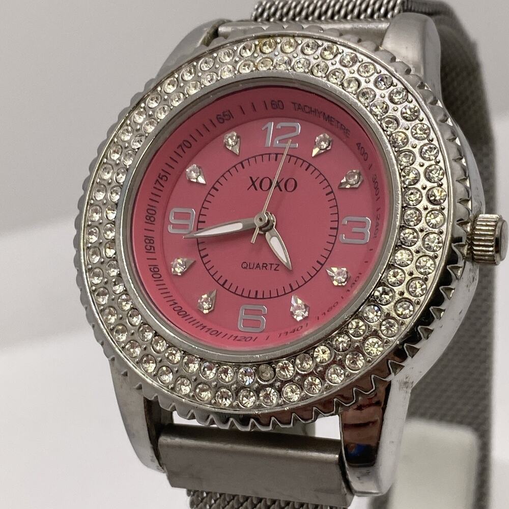 XOXO Womens Rhinestone Watch New Battery